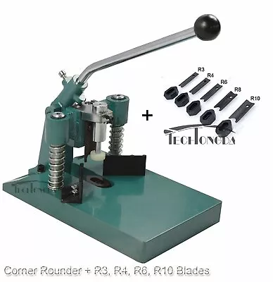 $135 • Buy Corner Rounder Punch Cutter R6 R10 PVC Paper Alumium Stack W/ Paper Holder NEW