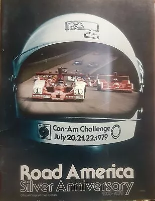 Road America Silver Anniversary 1979 Can-am Challenge Official Program New Ppd • $19.95