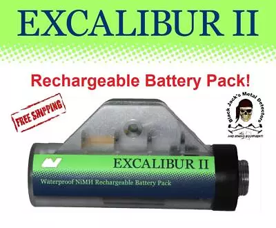 Excalibur II Spare Rechargeable Battery Pack. (NiMH) - Authorized Minelab Dealer • $165