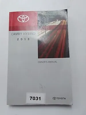 2013 Toyota Camry Hybrid Owners Manual • $33.99