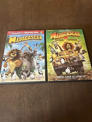 Lot Of 2 DVD's Madagascar And Escape 2 Africa Dvd Movie DreamWorks • $4.99