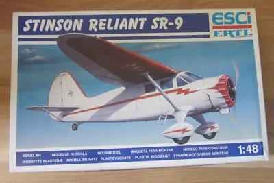 $17 • Buy 1/48 Stinson Reliant SR-9 Model Kit By ESCI/ERTL