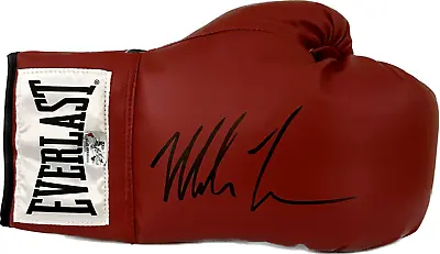Mike Tyson Signed Right Red Everlast Glove Mike Tyson Exclusive Hologram • $124.99