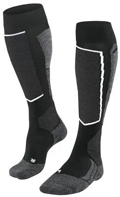 Falke Mens SK2 Intermediate Vegan Knee High Socks - Black Mix • £33.95