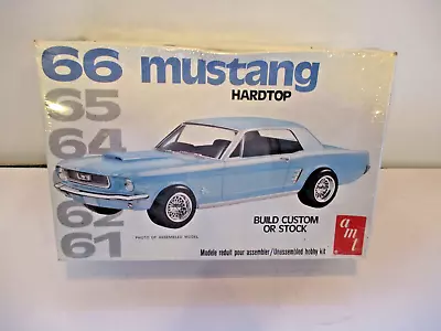 Amt 1966 Mustang Hardtop  'factory Sealed' Model Kit #2207  1/25 Nib • $34.99