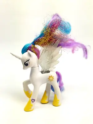 My Little Pony G4 Princess Celestia Midnight Canterlot Figure 2017 Brushable • $11.89