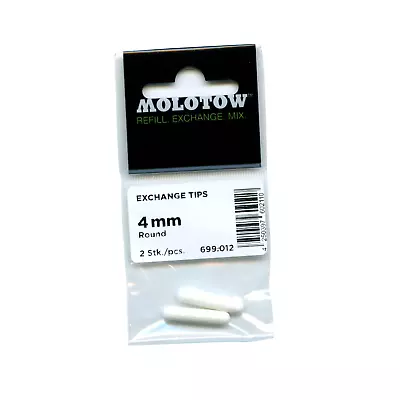 Molotow ROUND 4mm Replacement Tip Pack (2-pc) For 227HS Graffiti Art Marker • $5.29