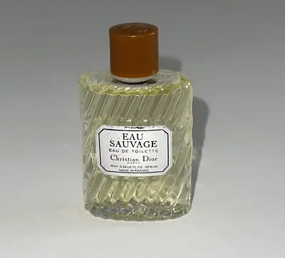 Vintage Christian Dior Eau Sauvage 10 Ml (.34 Fl Oz) EDT Vintage Splash (new) • $25.48