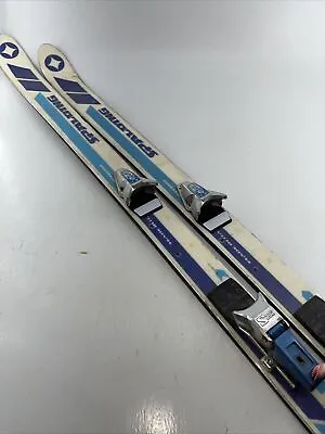 Vintage SPALDING Compound 150cm Italy Skis Salomon S202 • $85.32