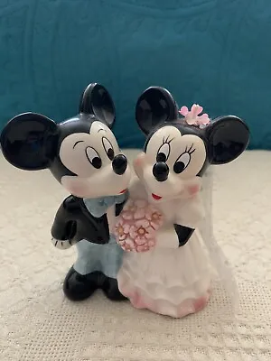 Mickey And Minnie Mouse Bride And Groom Figurine • $30