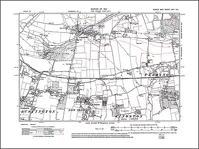 Angmering Old Map Sussex 1913: 63SE Repro • £18.99