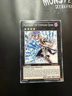 Yugioh Maestroke The Symphony Djinn Common Sp14-en031 1st Edition  • $1.62