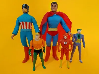 Vintage Figure Lot 80s Marvel DC Mego Mattel Super Powers Kenner Pocket Heroes • $505