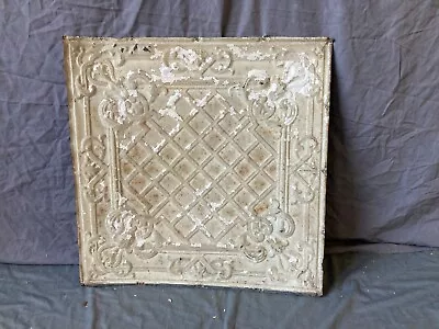 Antique Tin Ceiling  2' X 2' Shabby Tile 24  SQ Chic VTG Crafts 31-23A • $59