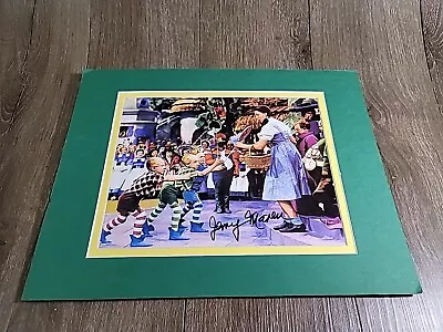 Jerry Maren Signed 8x10 Photo Munchkin Wizard Of Oz  Lollipop Kid • $20