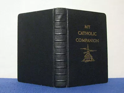 1959 My Catholic Companion W/ Daily Devotions Illustrations Hc Stored Vg 64 Yrs • $29.95