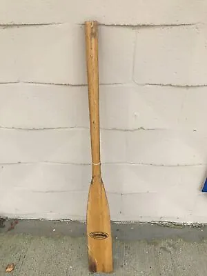 Vintage Wood Feather Brand Caviness Woodworking Co Mississippi Oar Paddle Kayak  • $39.99