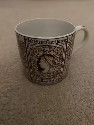 Copeland & Sons T Goode London Queen Victoria Diamond Jubilee Mug 1897 • £19.99