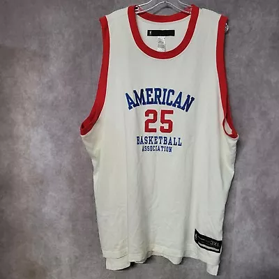 Vintage Reebok HWC ABA New Jersey Americans Tony Jackson 25 Throwback Mens 3XL • $34.99