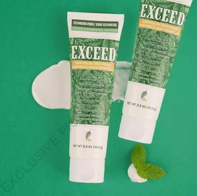 2pk Melaleuca Tooth Polish: Exceed Fresh Mint Fluoride-Free Whitens And Protect • $23.87