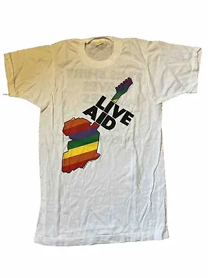 Vintage 1985 Live Aid Concert T-Shirt Size Medium NOS • $99.99