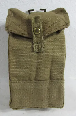 WW2 British Army Canvas Ammo Pouch P37 Webbing Vintage Military Display • $43.44