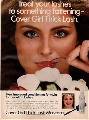 1979 Vintage Ad Cover-girl Mascara Make-up   Fashion Pretty Model  04/12/23 • £7.60