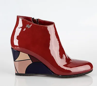 Authentic Marino Fabiani Italian Designer Bootie Sizes 7 11 Red • $476