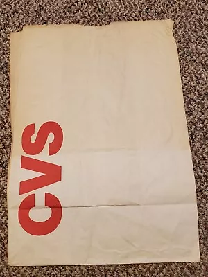 Vintage CVS Brown Grocery Bag • $9.56