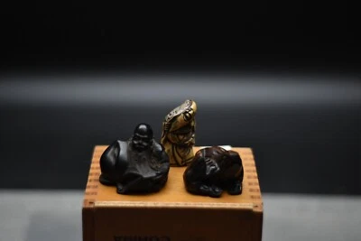 £48.67 • Buy Japan Netsuke Lot 3 Edo - Meiji Period
