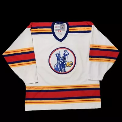 $241.73 • Buy CCM Vintage Kansas City Scouts Hockey Jersey White Mens Size Extra Large