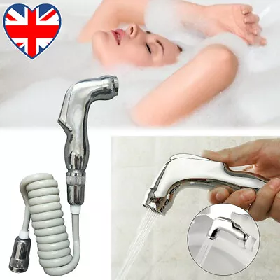 Hand Held Douche Bathroom Spray Kit Hygienic Toilet Shattaf Shower Head Bidet UK • £8.98