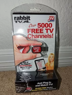 Telebrands Rabbit TV USB Stick New Still In Package Over 5000 Free Television  • $12