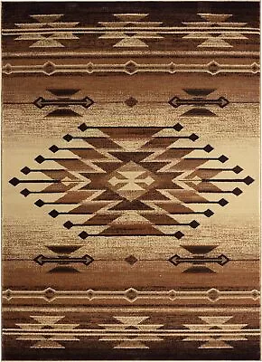 Lodge Cabin Southwestern Tribal Area Rug **FREE SHIPPING** • $59.50