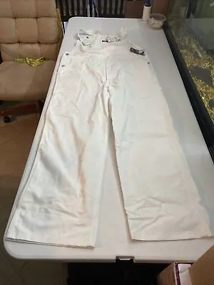 Dickies Painters Bib Overalls 38x30 White Mens  • $44.99