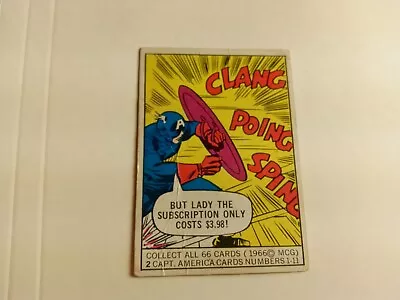 $3.75 • Buy 1966 Donruss Marvel Super Heroes Vintage Card You Pick Set Singles 1-66 Complete