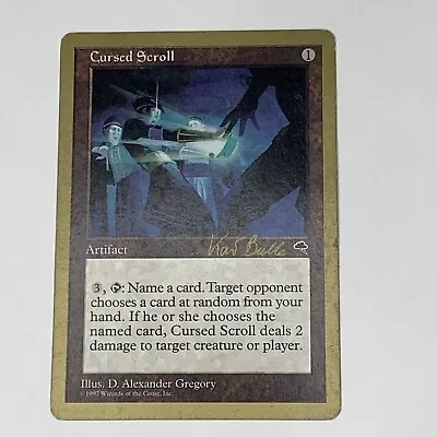 MTG Cursed Scroll Magic: The Gathering - World Championship Deck Singles Regular • $5