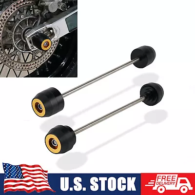 Front Rear Axle Sliders Crash Protectors For Suzuki DRZ400 E S SM 2000-2021 • $40.49