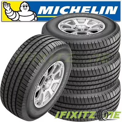 4 Michelin Defender LTX M/S 235/75R15 109T Truck/SUV 70K MILE White Letters Tire • $940.39