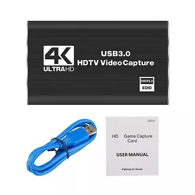 4K Audio Video Capture Card For USB 3.0 HDMI Video Capture Device Full HD • $17.64
