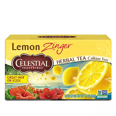 Herbal Tea Lemon Zinger 20 Count (Pack Of 6) • $30.99