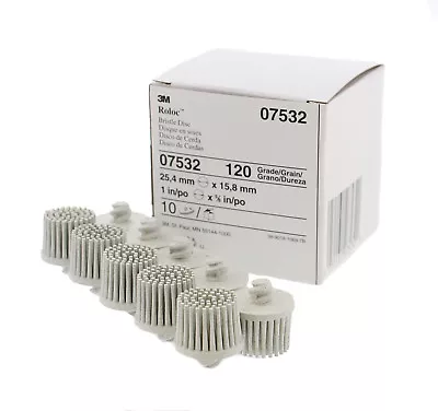 3M 07532 Roloc Bristle Disc White Box Of 10 • $54