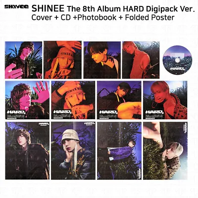 SHINee The 8th Album HARD Digipack Ver Photobook Cover CD Onew Key Minho Taemin • $6.99