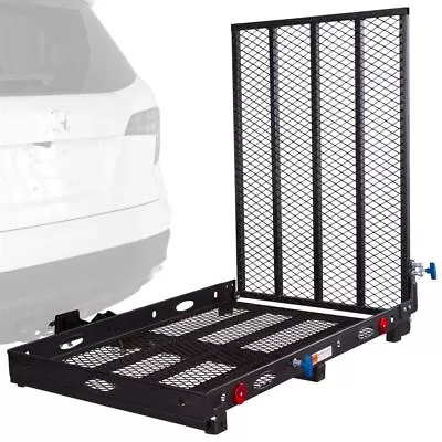 Silver Spring Steel Folding Scooter And Wheelchair Carrier - 42  L Loading Ramp • $127.49