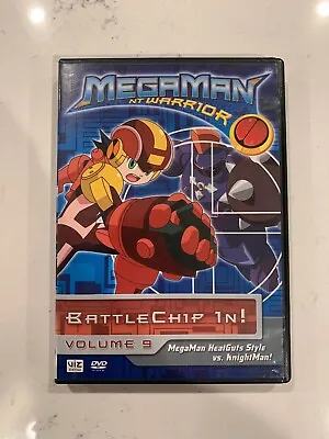 Megaman: NT Warrior Volume 9 Vol. 9: BattleChip In DVD Rare OOP Clean Disc • $45