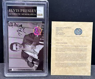 Elvis Presley Authentic Hair Memorabilia Sealed With Trading Card #559 Certified • $49.95