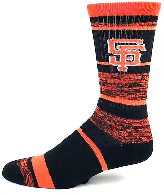 San Francisco Giants Orange & Black 504 RMC Stripe Crew Socks • $6.99