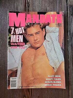 Mandate Magazine April 1989 Gay Interest Used Good Condition • $29.99