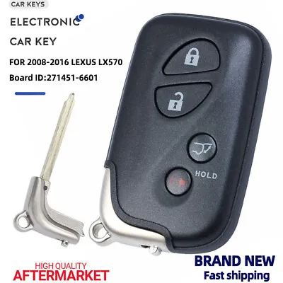 New Smart Remote Car Key Fob 271451-6601 GNE HYQ14AEM For 2008-2016 LEXUS LX570 • $47.69