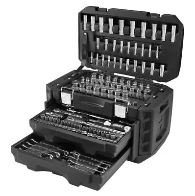 HART 215 Pc. MECHANICS TOOL SET SAE/METRIC 1/4  3/8  & 1/2  Drive HHMTS404 NEW! • $122.88